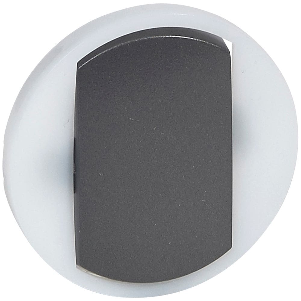 Legrand - Enjoliveur large Céliane pour interrupteur/va-et-vient/poussoir lum - graphite