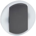 Legrand - Enjoliveur large Céliane pour interrupteur/va-et-vient/poussoir lum - graphite