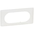 Legrand - Plaque de finition à clipser Céliane Poudré 4 à 5 modules - Craie