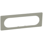 Legrand - Plaque Céliane Poudré 6 à 8 modules - finition Argile