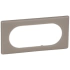 Legrand - Plaque Céliane Poudré 4 à 5 modules - finition Grès