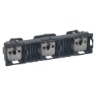 Legrand - Prise de courant triple 2P+T précâblée standard français Céliane