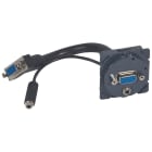 Legrand - Prise HD15 femelle et jack 3,5mm pré-connectorisée Céliane