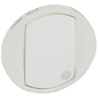 Legrand - Enjoliveur antimicrobien Céliane pour interrupteur/va-et-vient/poussoir - Blanc