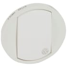 Legrand - Enjoliveur antimicrobien Céliane pour interrupteur/va-et-vient/poussoir - Blanc