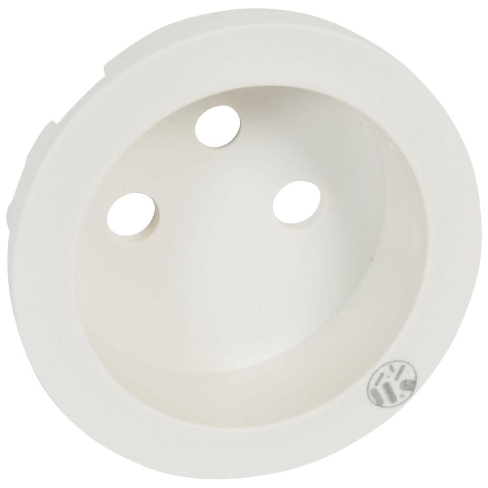 Legrand - Enjoliveur antimicrobien Céliane pour prise de courant 2P ou 2P+T - Blanc
