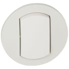 Legrand - Enjoliveur simple Céliane IP44 pour référence 067001 ou 067031 - Blanc