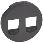 Legrand - Enjoliveur Céliane pour prise haut parleur double - finition graphite