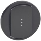 Legrand - Enjoliveur large Céliane toutes commandes d'éclairage standard - graphite