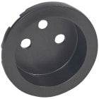 Legrand - Enjoliveur Céliane pour prise de courant 2P+T à puits - finition graphite