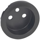 Legrand - Enjoliveur Céliane pour prise de courant 2P+T à puits - finition graphite