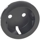 Legrand - Enjoliveur Céliane pour prise 2P+T standard germanique - finition graphite