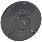 Legrand - Enjoliveur Céliane pour commande de volets roulants pour hôtel - graphite