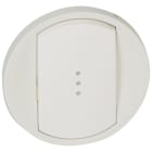 Legrand - Enjoliveur large Céliane pour toutes commandes d'éclairage standard - Blanc