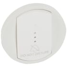 Legrand - Enjoliveur Céliane interrupteur/va-et-vient + symbole Ne pas déranger - Blanc