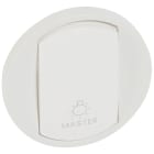 Legrand - Enjoliveur Céliane pour commande générale hôtel interrupteur ou poussoir - blanc
