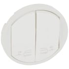 Legrand - Enjoliveur Céliane pour commande de lampes de chevets pour hôtel - Blanc