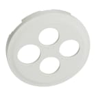 Legrand - Enjoliveur Céliane pour prise TV-R-SAT-SAT 2 câbles - Blanc