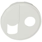 Legrand - Enjoliveur Céliane pour prise téléphone RJ45 et TV simple - Blanc