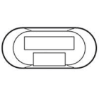 Legrand - Enjoliveur Céliane pour switch cuivre Ethernet - Blanc