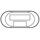 Legrand - Enjoliveur Céliane pour switch cuivre Ethernet - Blanc