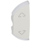 Legrand - Enjoliveur simple Céliane pour volets roulants montage gauche ou droite - blanc