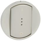 Legrand - Enjoliveur doigt large Céliane pour interrupteur bipolaire à voyant - titane