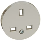 Legrand - Enjoliveur Céliane pour prise 2P+T standard BS - finition titane
