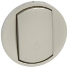 Legrand - Enjoliveur Céliane interrupteur/poussoir de commande générale hôtel - titane