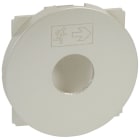 Legrand - Enjoliveur Céliane pour interrupteur à clé pour BAES - finition titane