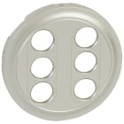 Legrand - Enjoliveur Céliane pour double prises RCA - finition titane