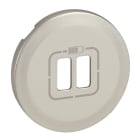 Legrand - Enjoliveur Céliane pour prise double USB Type-A et Type-C - titane