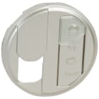 Legrand - Enjoliveur Céliane pour prise simple pour réseau Optimum - finition titane