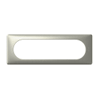 Legrand - Plaque Céliane Métal 6 à 8 modules - finition Titane