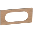 Legrand - Plaque Céliane Matières 4 à 5 modules - finition Chêne Blanchi