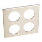 Legrand - Plaque Céliane Métal 2x2 postes - finition Copper