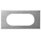 Legrand - Plaque Céliane Matières 4 à 5 modules - finition Inox Brossé