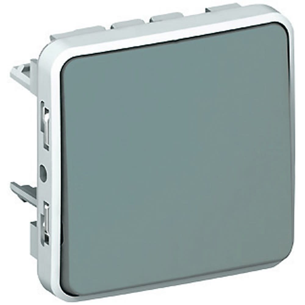 Legrand - Interrupteur ou va-et-vient etanche Plexo composable IP55 10AX 250V - gris