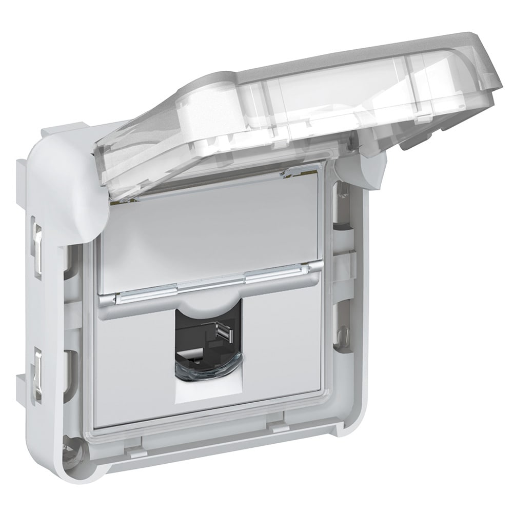 Legrand - Prise RJ45 étanche catégorie5e UTP Plexo IP55 volet fermé IK07 - gris
