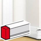 Legrand - Embout pour goulotte à clippage direct Mosaic 50x180mm - blanc