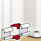 Legrand - Eclisse de jonction pour goulotte à clippage direct Mosaic 50x145mm - blanc