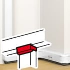 Legrand - Dérivation plane vers goulotte Mosaic à clippage direct 50x80mm ref075602/075604