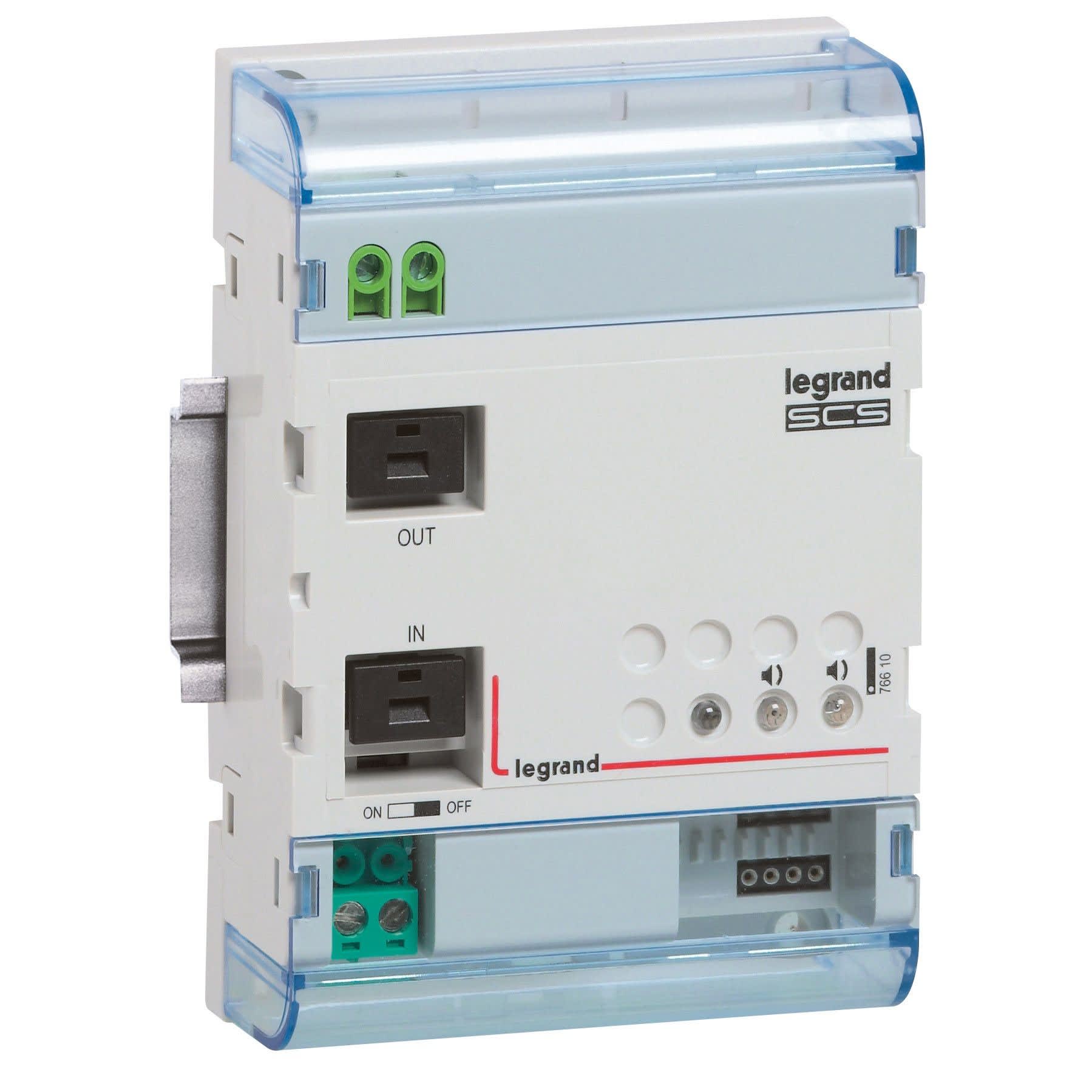 Legrand - Extension BUS/SCS - pour communication d'informations sur 2 systèmes BUS/SCS