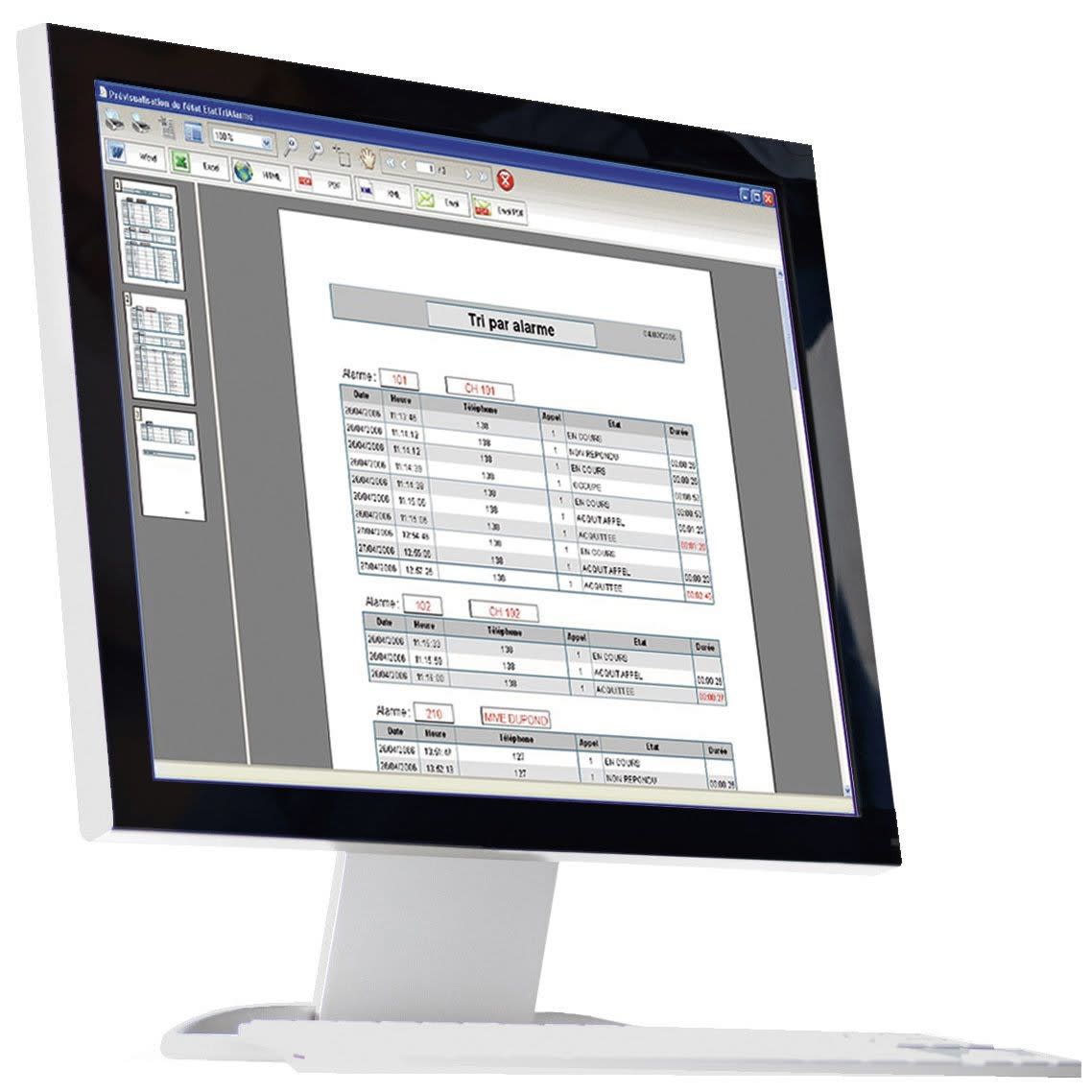 Legrand - Logiciel appel infirmière pour traçabilité sur PC des évènements avec réf.076617