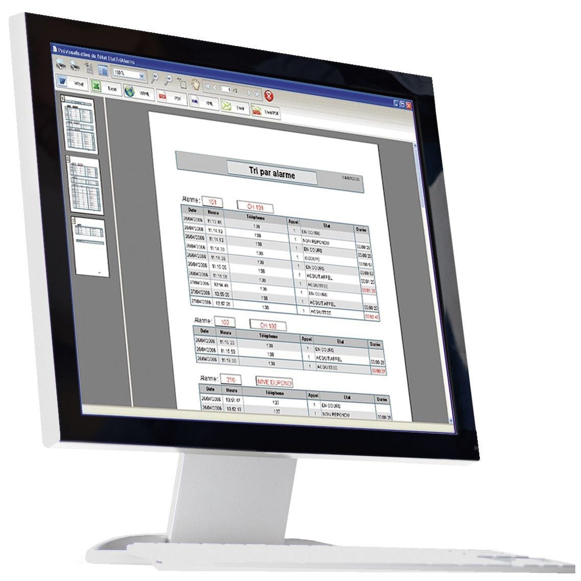 Legrand - Logiciel appel infirmière pour traçabilité sur PC des évènements avec réf.076617
