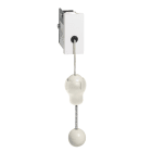 Legrand - Interrupteur a tirette Mosaic - 1 module - blanc antimicrobien