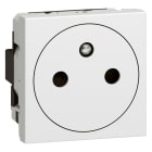Legrand - Prise de courant Surface Mosaic - 2P+T - 2 modules - blanc antimicrobien