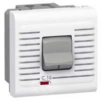 Legrand - Disjoncteur magnétothermique Uni+Neutre 230V~ 16A Mosaic 2 modules - blanc