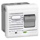 Legrand - Disjoncteur différentiel Uni+Neutre 230V~ 16A 10mA Mosaic 2 modules - blanc