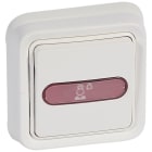 Legrand - Bloc d'appel étanche - témoin rouge retour d'appel - IP55 - livré complet blanc